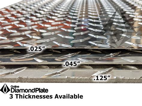 diamond plate thickness for trailer